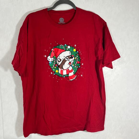 Buc-ees Never Calm Always Bright Christmas t-shirt Unisex XL - Picture 1 of 5